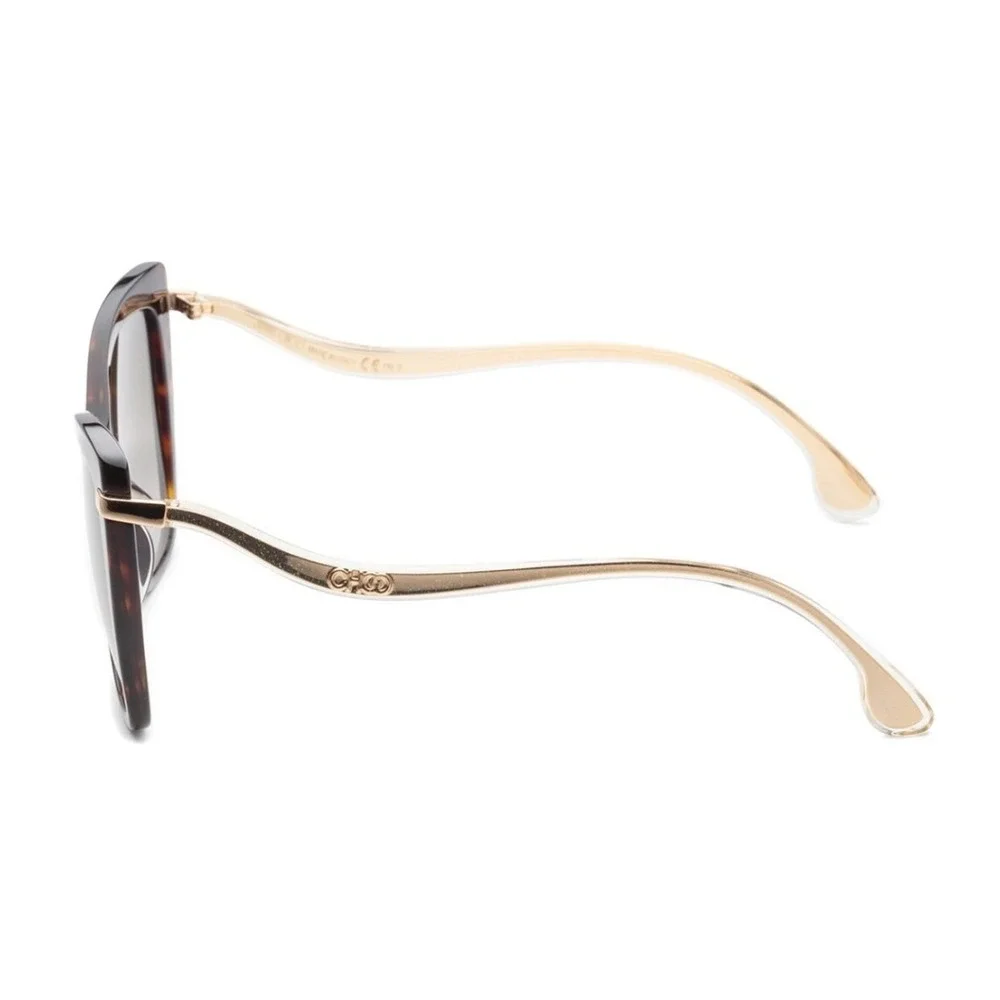 JIMMY CHOO Women's‎ SELBYGS 57mm Sunglasses Tortoise NEW